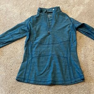 Dover saddlery quarter-zip riding shirt.